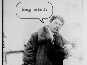 Ionesco saying Hey Cluj